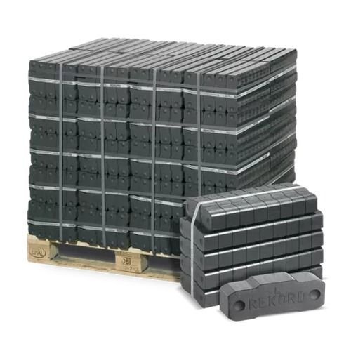 Rekord Braunkohlebriketts - Palette 25kg x 40 Gebinde 1000kg