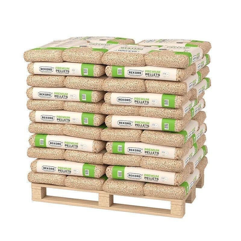 Holzpellets REKORD 6mm ENplusA1 Pellets Nadelholz Palette 990kg
